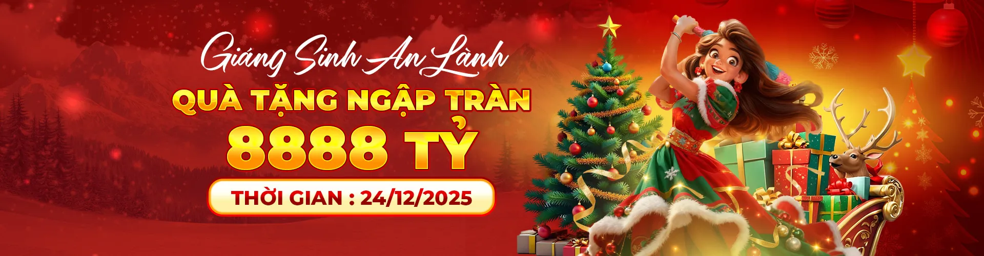 giáng sinh an lành quà tặng ngập tràn